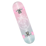 Maxbell Complete Skateboard for Beginners Women Man Teens Mute Boys Girls Maple StyleD