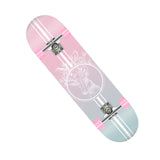 Maxbell Complete Skateboard for Beginners Women Man Teens Mute Boys Girls Maple StyleD