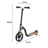 Maxbell Kids Scooter Exercise Toys 2 Wheel Adjustable Ride Toy for Children Black