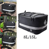 Maxbell MTB Bike Rear Seat Carrier Cargo Bag Reflective Stripe Protective Padding Size S