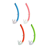 Maxbell Diving Snorkel Water Sports Diving Breathing Tube Hose Silicone Snorkel Blue