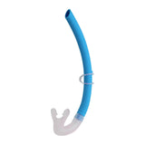 Maxbell Diving Snorkel Water Sports Diving Breathing Tube Hose Silicone Snorkel Blue