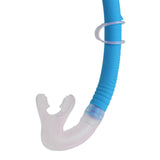Maxbell Diving Snorkel Water Sports Diving Breathing Tube Hose Silicone Snorkel Blue