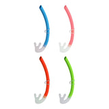 Maxbell Diving Snorkel Water Sports Diving Breathing Tube Hose Silicone Snorkel Blue