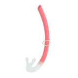 Maxbell Diving Snorkel Water Sports Diving Breathing Tube Hose Silicone Snorkel Pink