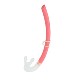 Maxbell Diving Snorkel Water Sports Diving Breathing Tube Hose Silicone Snorkel Pink