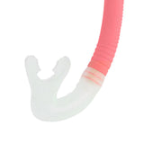 Maxbell Diving Snorkel Water Sports Diving Breathing Tube Hose Silicone Snorkel Pink