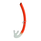 Maxbell Diving Snorkel Water Sports Diving Breathing Tube Hose Silicone Snorkel Orange