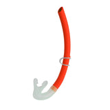Maxbell Diving Snorkel Water Sports Diving Breathing Tube Hose Silicone Snorkel Orange