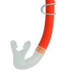 Maxbell Diving Snorkel Water Sports Diving Breathing Tube Hose Silicone Snorkel Orange