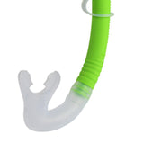 Maxbell Diving Snorkel Water Sports Diving Breathing Tube Hose Silicone Snorkel Green