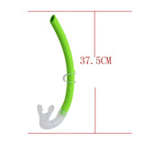 Maxbell Diving Snorkel Water Sports Diving Breathing Tube Hose Silicone Snorkel Green