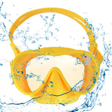 Maxbell Swim Snorkel Goggles Anti Fog Adjustable Headband Outdoor Men Full Face Yellow