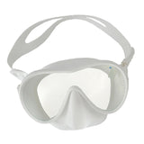Maxbell Swim Snorkel Goggles Anti Fog Adjustable Headband Outdoor Men Full Face White