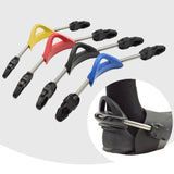 Maxbell 2Pcs Universal Spring Heel Straps Pin Type Non Slip Stainless Steel 27CM