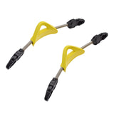 Maxbell 2Pcs Universal Spring Heel Straps Pin Type Non Slip Stainless Steel 27CM