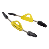 Maxbell 2Pcs Universal Spring Heel Straps Pin Type Non Slip Stainless Steel 29.5CM