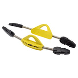 Maxbell 2Pcs Universal Spring Heel Straps Pin Type Non Slip Stainless Steel 33CM