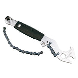 Maxbell Multifunctional Bicycle 15mm Pedal Wrench with Chain Rubber Wrapped Handle