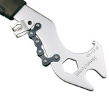 Maxbell Multifunctional Bicycle 15mm Pedal Wrench with Chain Rubber Wrapped Handle