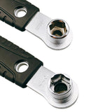 Maxbell Multifunctional Bicycle 15mm Pedal Wrench with Chain Rubber Wrapped Handle
