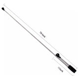 Maxbell Golf Ball Pick up Telescopic Golf Accessories Shaft Tool Portable for Pond Black