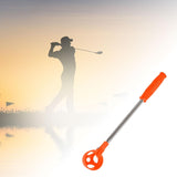 Maxbell Golf Ball Pick up Telescopic Golf Accessories Shaft Tool Portable for Pond Orange