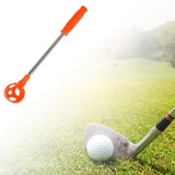 Maxbell Golf Ball Pick up Telescopic Golf Accessories Shaft Tool Portable for Pond Orange