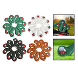 Maxbell 10Pcs PU Golf Iron Headcover Club Head Cover Animal Decorative Red