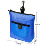 Maxbell Golf Ball Bag Pouch Polyester with 360 Degree Swivel Buckle Golf Tee Holder Blue