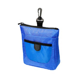 Maxbell Golf Ball Bag Pouch Polyester with 360 Degree Swivel Buckle Golf Tee Holder Blue