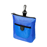 Maxbell Golf Ball Bag Pouch Polyester with 360 Degree Swivel Buckle Golf Tee Holder Blue