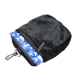 Maxbell Golf Ball Bag Pouch Polyester with 360 Degree Swivel Buckle Golf Tee Holder Colorful Blue