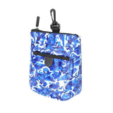 Maxbell Golf Ball Bag Pouch Polyester with 360 Degree Swivel Buckle Golf Tee Holder Colorful Blue