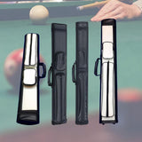 Maxbell Billiard Cue Bag 1/2 Billiard Carrying Cases Protector Organizer for Games White 4 Hole