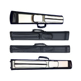 Maxbell Billiard Cue Bag 1/2 Billiard Carrying Cases Protector Organizer for Games White 4 Hole
