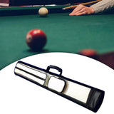 Maxbell Billiard Cue Bag 1/2 Billiard Carrying Cases Protector Organizer for Games White 4 Hole
