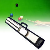 Maxbell Billiard Cue Bag 1/2 Billiard Carrying Cases Protector Organizer for Games White 4 Hole