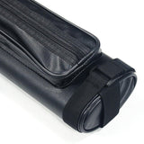 Maxbell Billiard Cue Bag 1/2 Billiard Carrying Cases Protector Organizer for Games Black 4x Hole