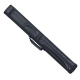 Maxbell Billiard Cue Bag 1/2 Billiard Carrying Cases Protector Organizer for Games Black 4x Hole
