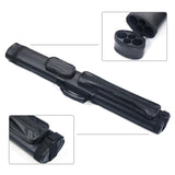 Maxbell Billiard Cue Bag 1/2 Billiard Carrying Cases Protector Organizer for Games Black 4x Hole