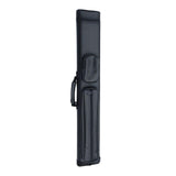 Maxbell Billiard Cue Bag 1/2 Billiard Carrying Cases Protector Organizer for Games Black 6 Hole