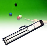 Maxbell Billiard Cue Bag 1/2 Billiard Carrying Cases Protector Organizer for Games White 6 Hole