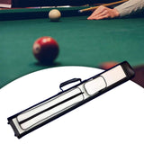 Maxbell Billiard Cue Bag 1/2 Billiard Carrying Cases Protector Organizer for Games White 6 Hole