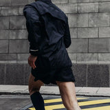 Maxbell Men's 2 in 1 Running Shorts Summer Sports Shorts for Yoga Sports Training Black M