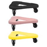 Maxbell Abdominal Muscle Disc Universal Wheel Home Gym Fitness Ab Rollers Sport black