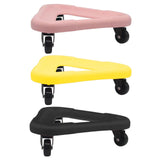 Maxbell Abdominal Muscle Disc Universal Wheel Home Gym Fitness Ab Rollers Sport black