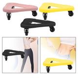 Maxbell Abdominal Muscle Disc Universal Wheel Home Gym Fitness Ab Rollers Sport black