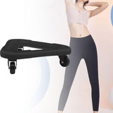 Maxbell Abdominal Muscle Disc Universal Wheel Home Gym Fitness Ab Rollers Sport black