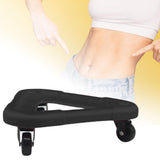 Maxbell Abdominal Muscle Disc Universal Wheel Home Gym Fitness Ab Rollers Sport black